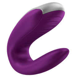 Satisfyer Double stimulateur connecté Double Fun Satisfyer Violet